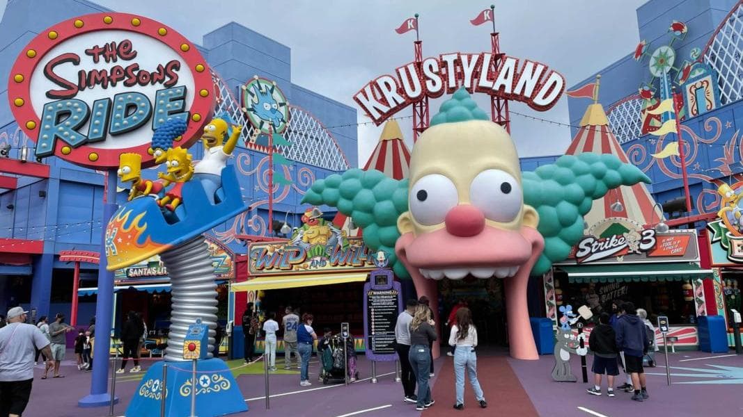 PHOTOS: The Simpsons Ride Reopens with Hand Sanitizing, Physical Distancing, and No Pre-Show at Universal Studios Hollywood