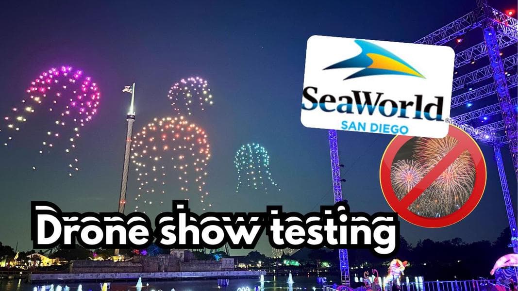 SeaWorld San Diego 1,000-drone light show to replace fireworks