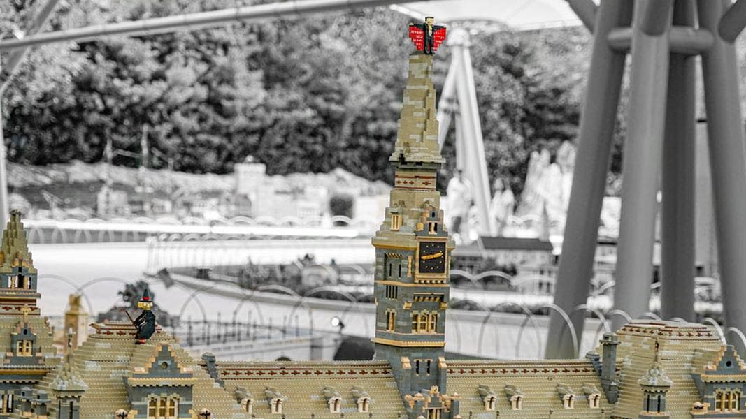 Lego Miniland U.S.A. given Halloween overlay at Legoland Florida