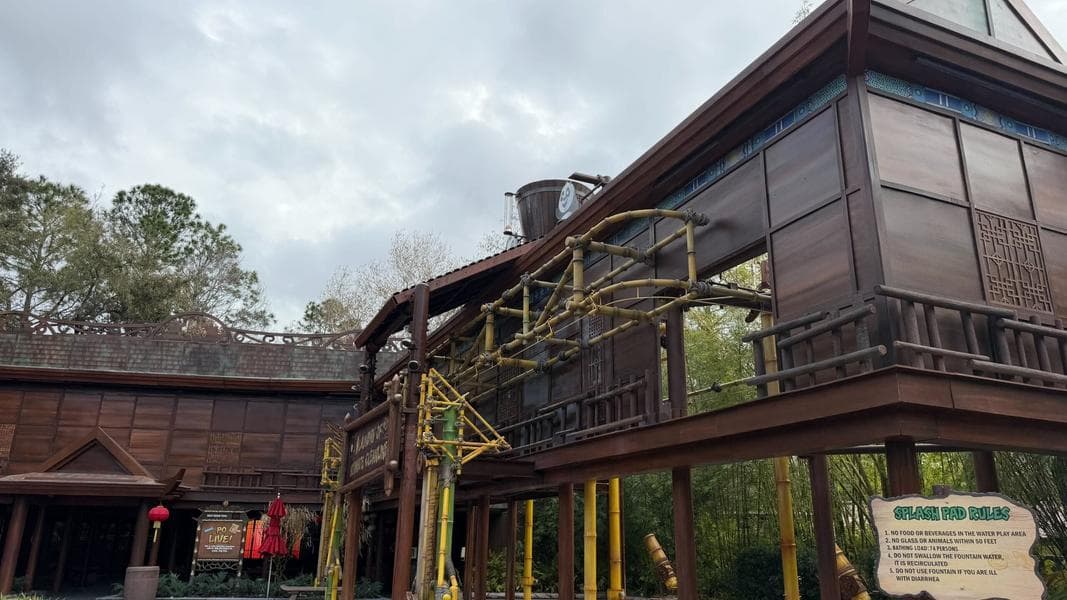 Water Bucket Restored But Other Props Removed in ‘Kung Fu Panda’ Play Area at Universal Studios Florida