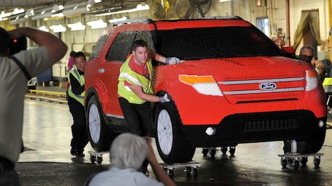 Ford Explorer made of Legos headed to Florida to be a part of Legoland Driving School attraction