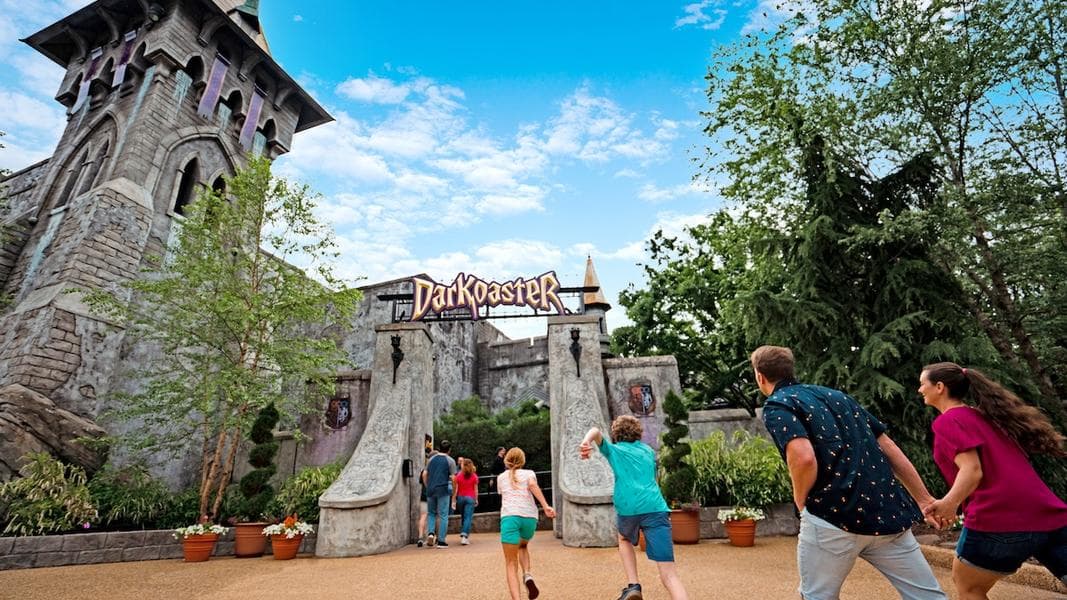 DarKoaster indoor straddle coaster is now open at Busch Gardens Williamsburg
