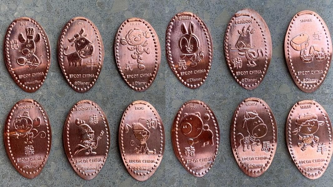 PHOTOS: Garden of the Twelve Friends Pressed Penny Collection Comes to EPCOT