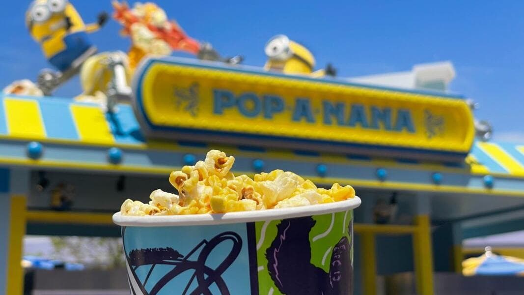 REVIEW: Pop-A-Nana Opens With Banana Popcorn at Minion Land in Universal Studios Florida