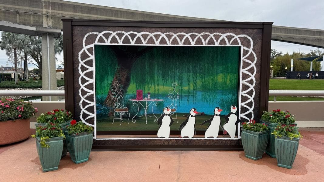 PHOTOS: 2025 EPCOT Festival of the Arts Photo Ops, Menus, and Decorations Installed