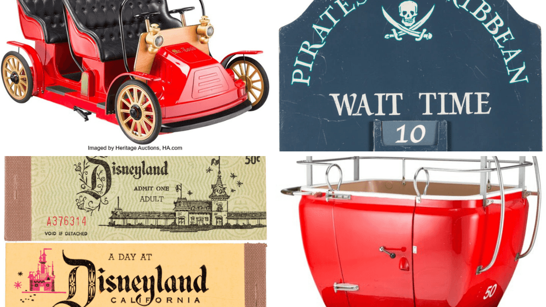 Heritage Auctions Hosting Disneyland: The Auction Featuring Almost 700 Lots, Including Ride Vehicles, Park Props, and More
