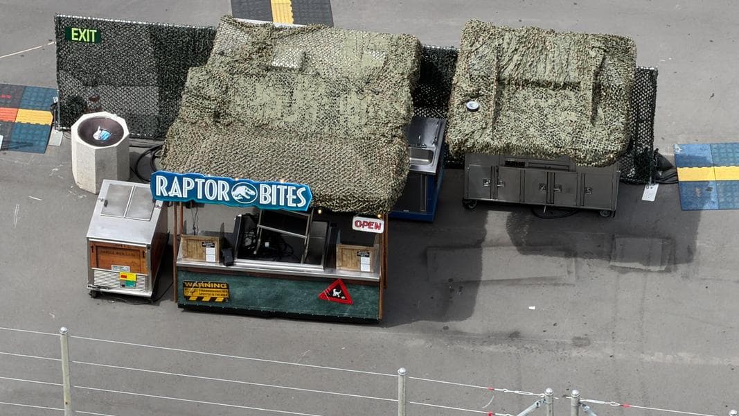 Snack Stand Installed in Jurassic World Walkthrough for Fan Fest Nights at Universal Studios Hollywood
