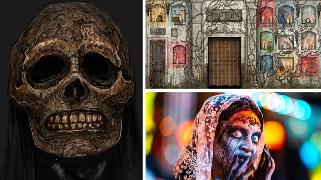 Concept Art Revealed for Monstruos 3: The Ghosts of Latin America at Halloween Horror Nights 2025