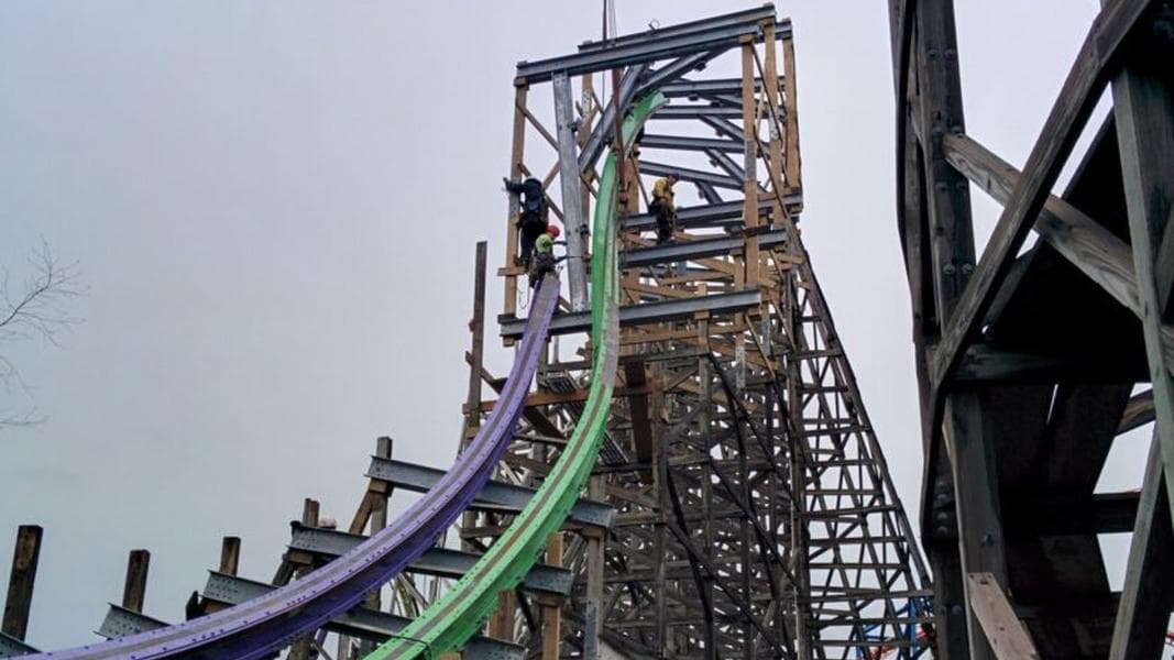 Joker Construction Tour at Six Flags Discovery Kingdom