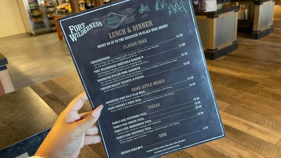 Full Menus with Prices For Refurbished Trail’s End Restaurant at Disney’s Fort Wilderness Resort