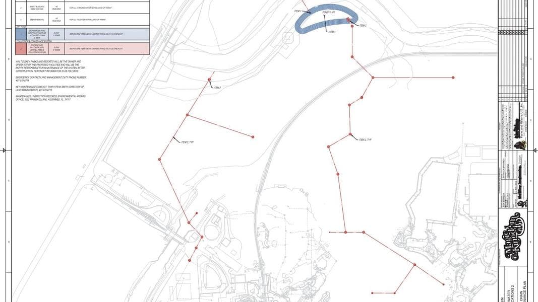 Drainage Permit Approved for Cars & Disney Villains Areas at Magic Kingdom