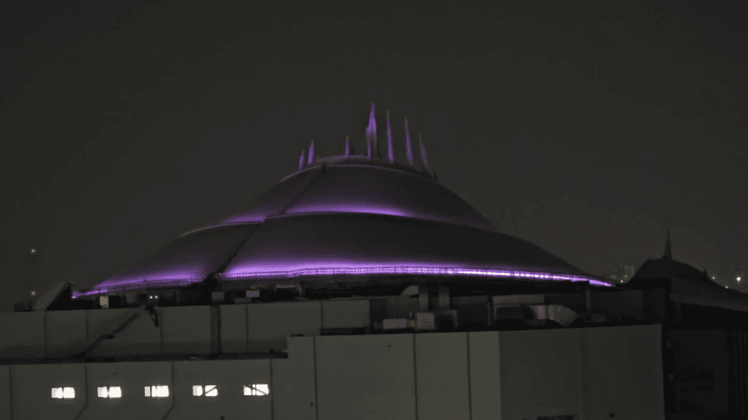 First Look at New Space Mountain Lighting at Tokyo Disneyland