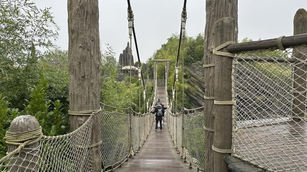 Hangbrug in Adventureland in Disneyland Park terug open