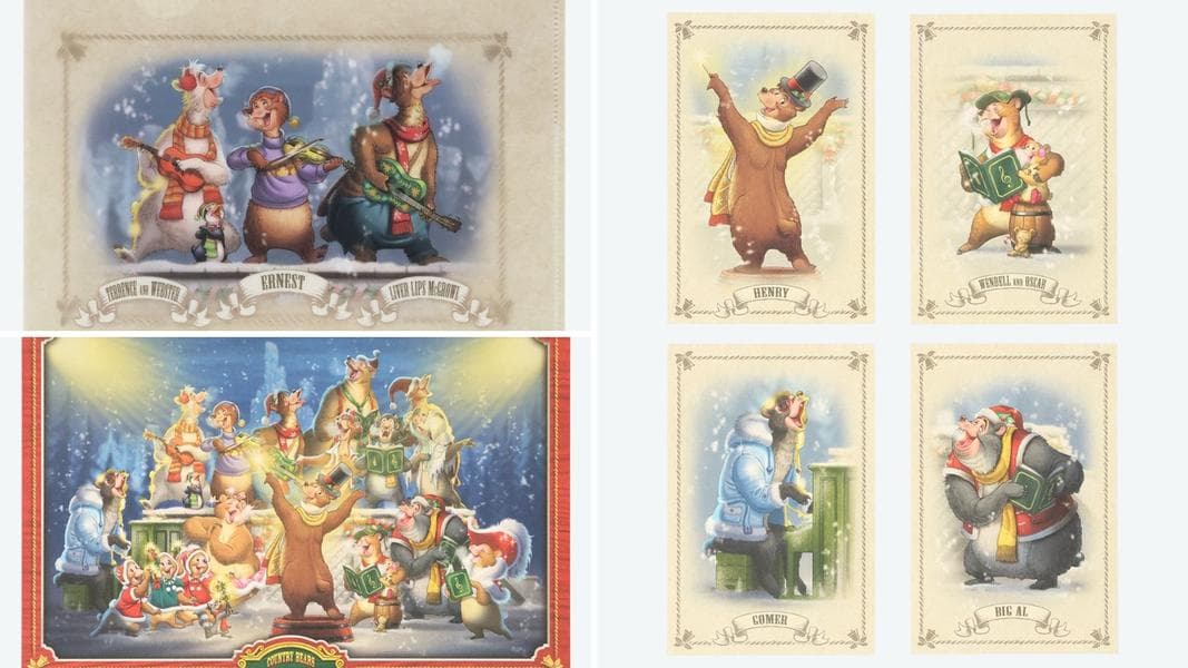 Country Bear Jingle Bell Jamboree Holiday Merchandise Coming to Tokyo Disney