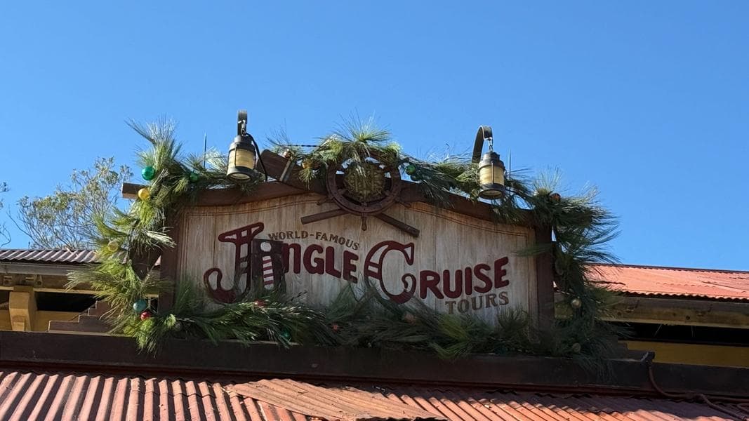 How Jungle Cruise Becomes Jingle Cruise Overnight at Magic Kingdom