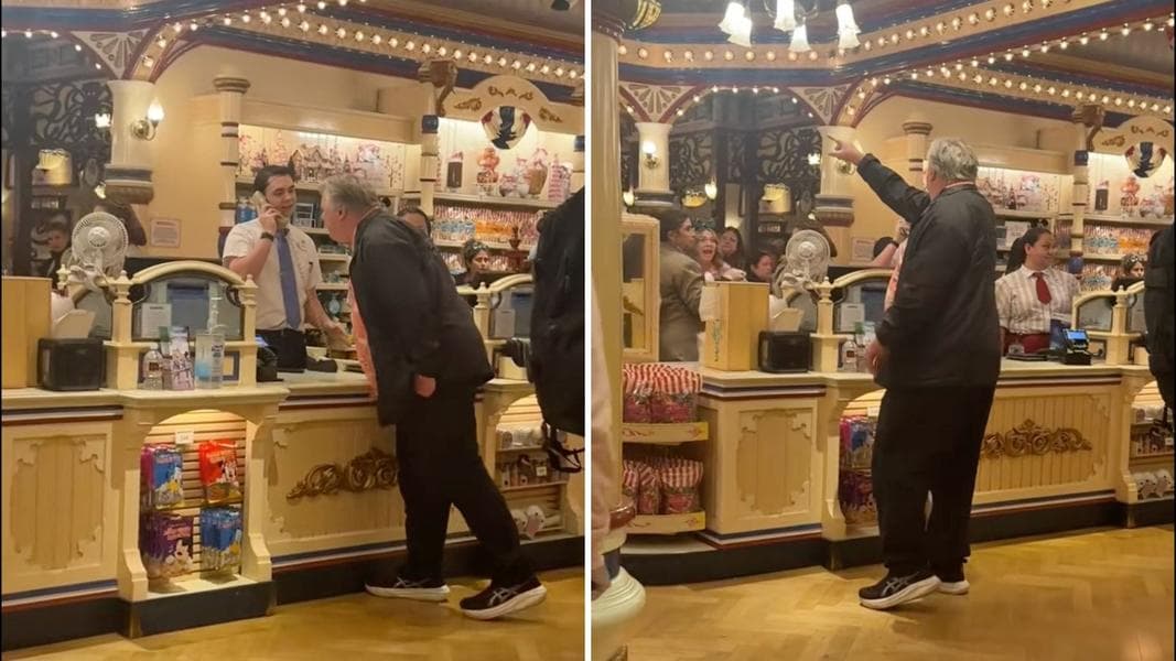 Man Yelling at Cast Members Gets Booed Out of Disneyland Park Store by Guests
