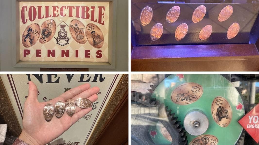 PHOTOS: Full List (With Locations) of Disney100 Pressed Pennies Celebrating 100 Years of Disney at Walt Disney World