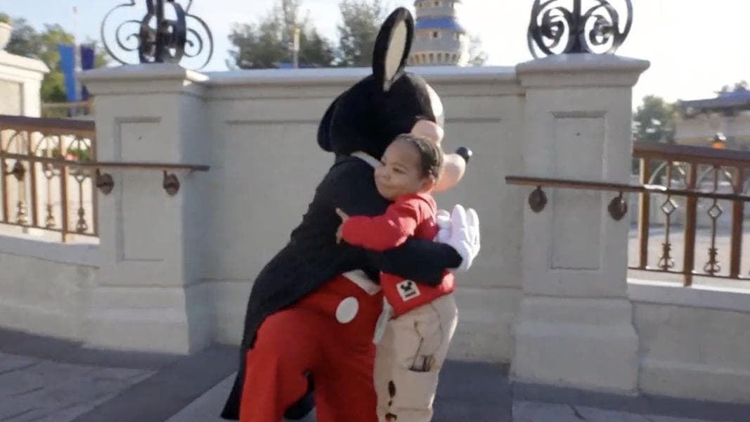 Toddler in Viral Video Meets Mickey at Walt Disney World