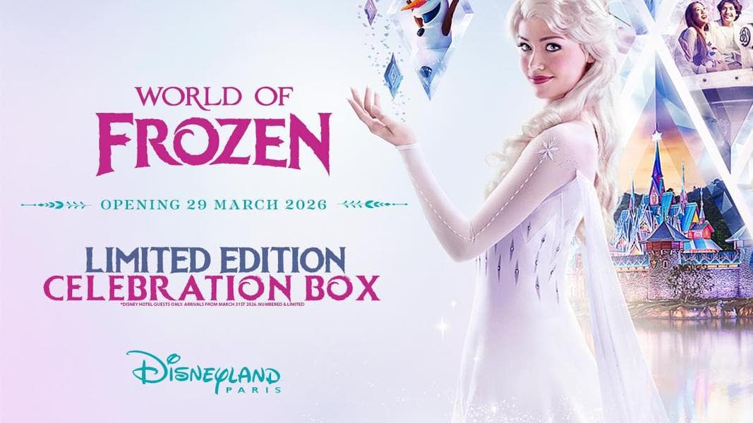 World of Frozen Celebration box in the Disney Hotels