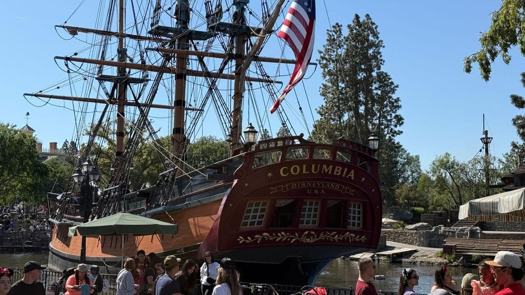 Sailing Ship Columbia Reopens from Refurbishment at Disneyland