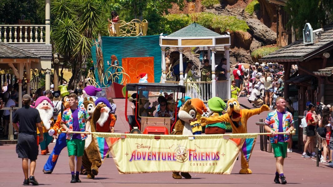 Disney Adventure Friends Cavalcade Returns to Two Daily Performances in Magic Kingdom