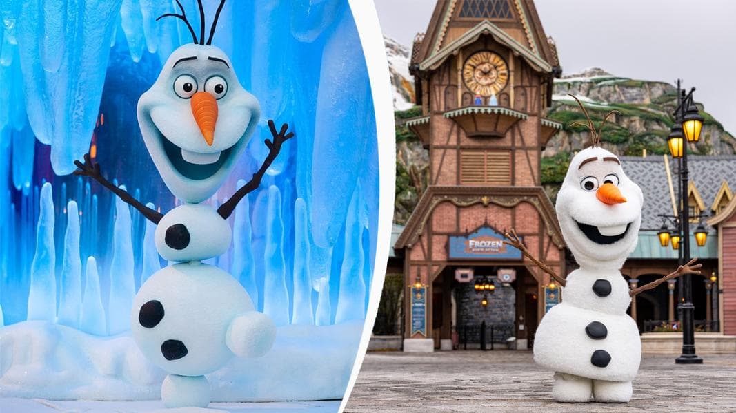 The evolution of Frozen in Disneyland Paris
