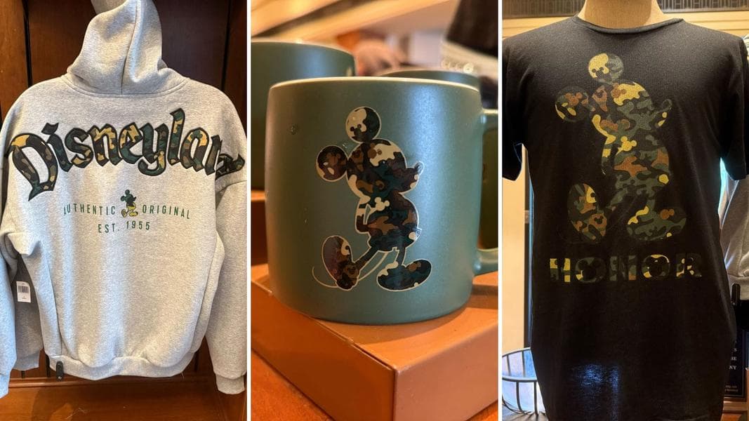 New Camouflage Military Mickey Collection at Disneyland