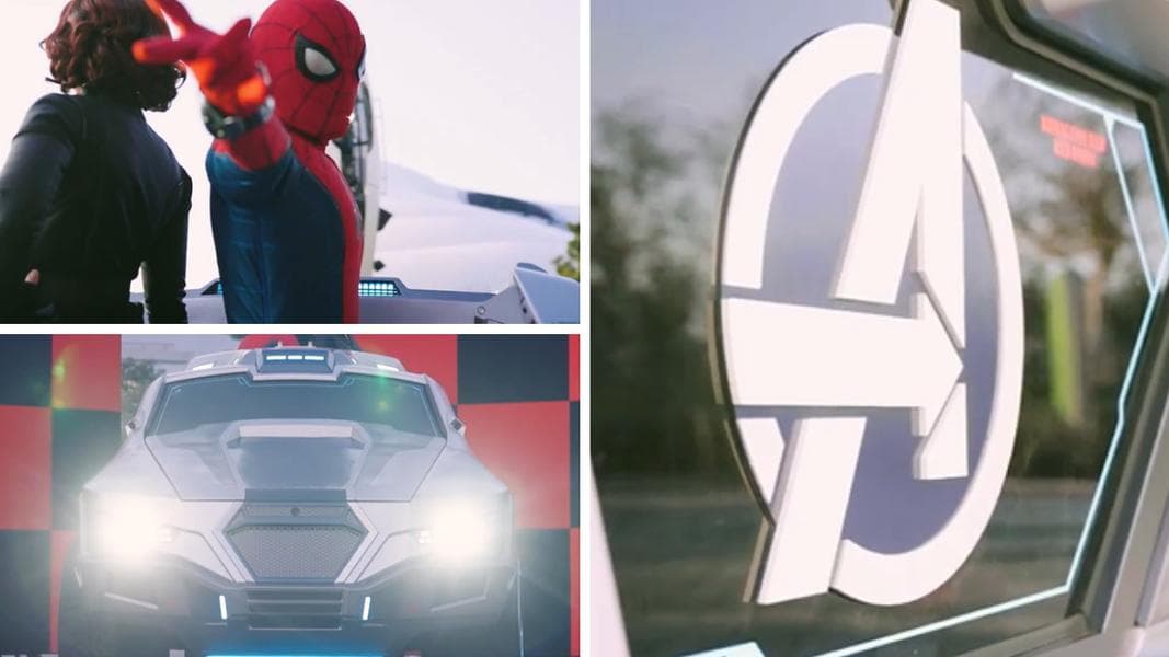 New Avengers Deployment Vehicle Debuts at Shanghai Disneyland