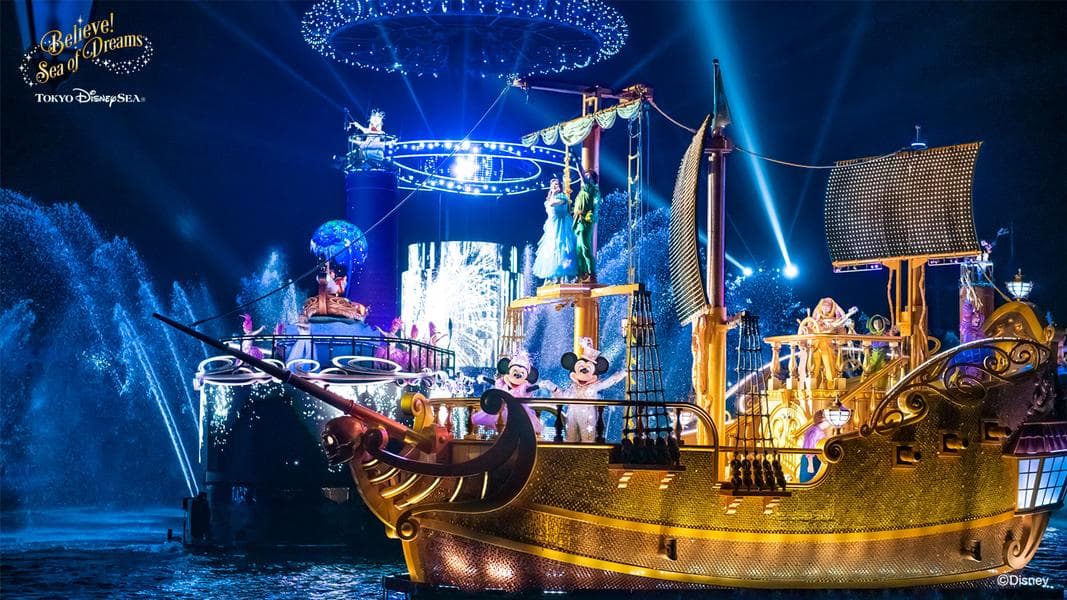 Tokyo Disney Resort Announces Paid Seating for ‘Believe! Sea of Dreams’ Nighttime Spectacular