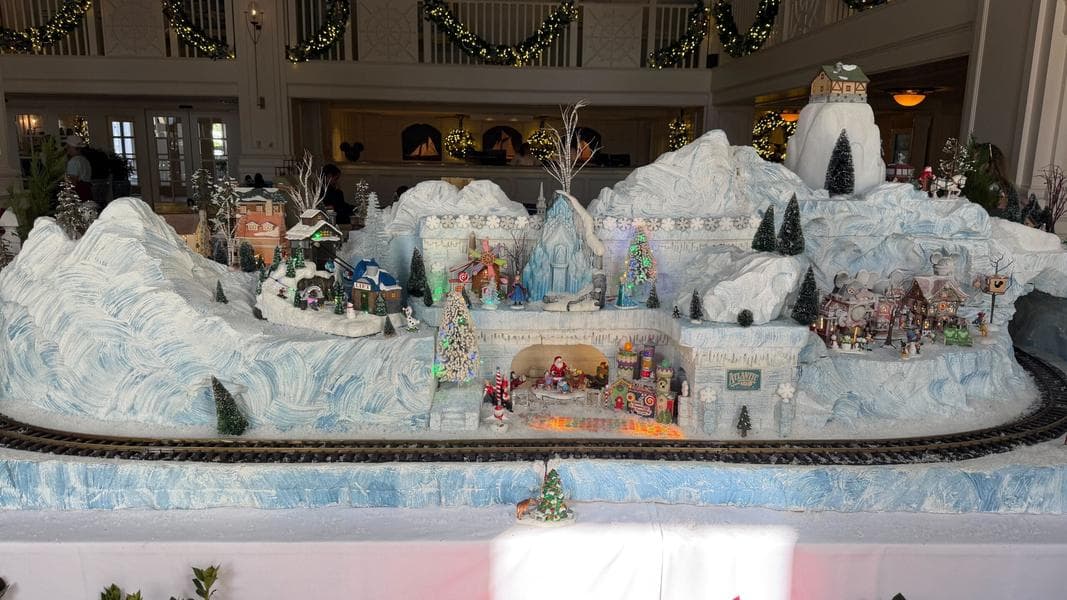 Christmas Train Village Returns to Disney’s Yacht Club Resort