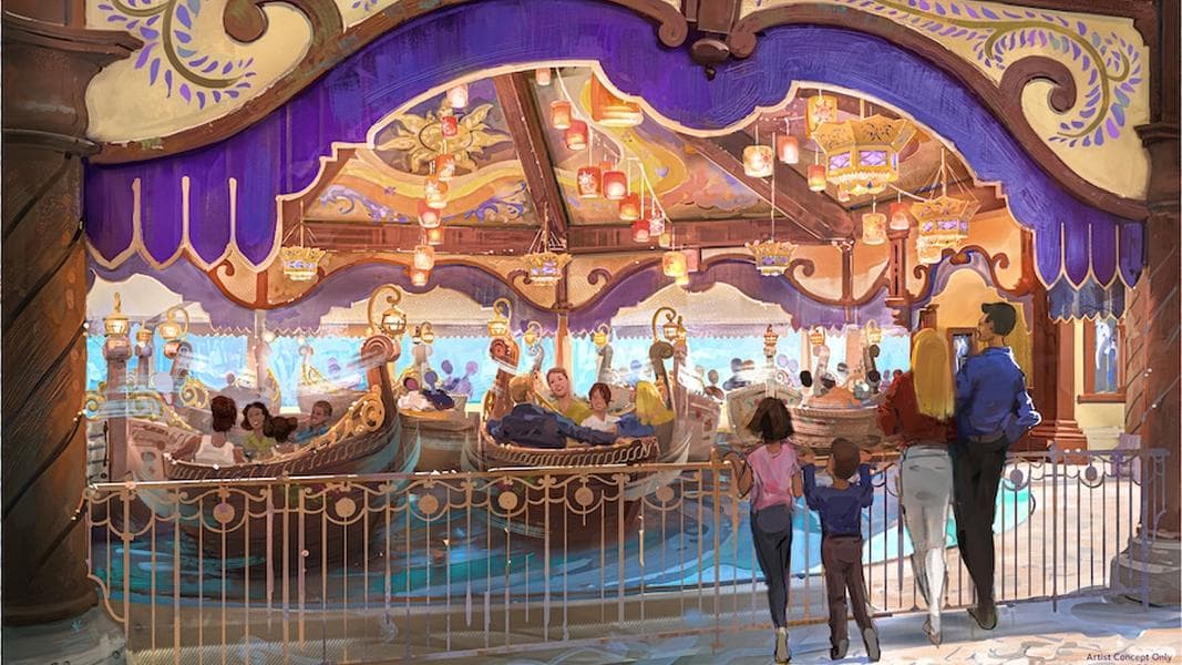 Disneyland Paris Shares First Look at Ride Vehicles and Reveals Name for Upcoming Tangled Attraction