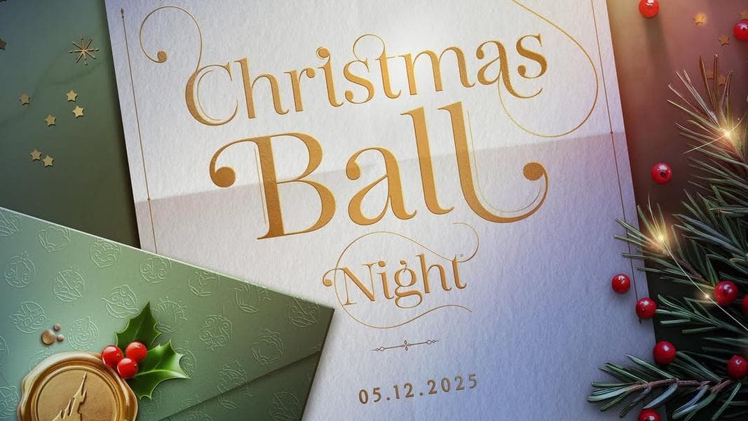 Program for Christmas Ball Night – Annual Pass Party on December 5, 2025