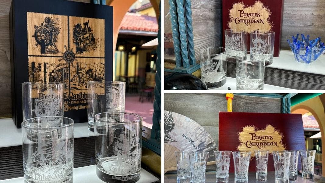 Pirates of the Caribbean Glass Tumbler Sets Arrive at Disney World
