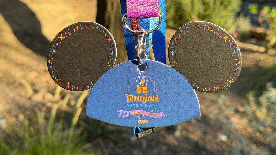 Commemorative Keepsake for Disneyland After Dark: 70 Years of Favorites Event