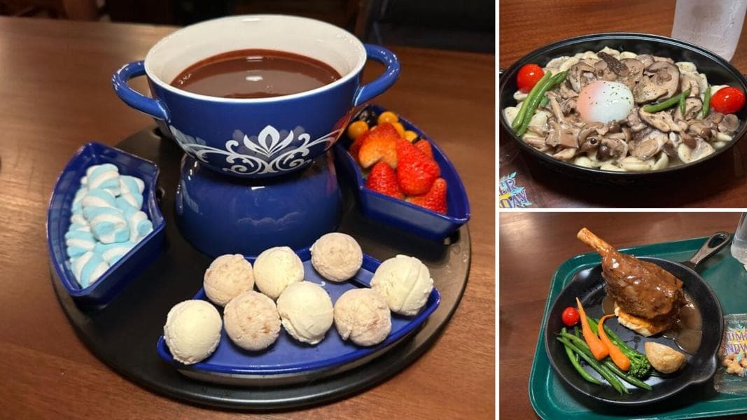 REVIEW: Every Single Dish (Including $60 Themed Chocolate Fondue) from Golden Crocus Inn in World of Frozen at Hong Kong Disneyland