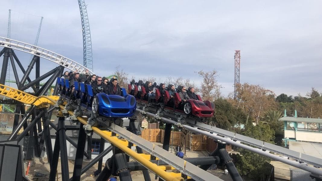First look at West Coast Racers at Six Flags Magic Mountain