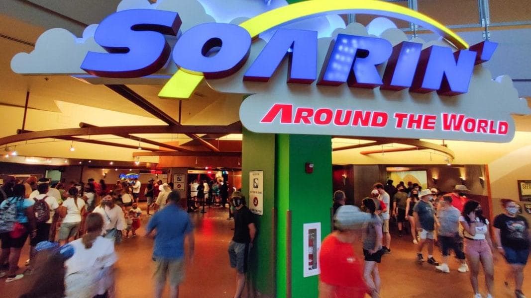 Ceiling Collapses in Soarin’ Around the World Queue