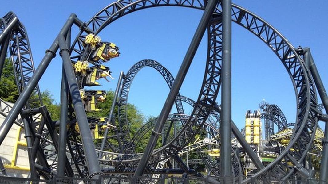 Two Trains Collide on Alton Towers’ “Smiler”
