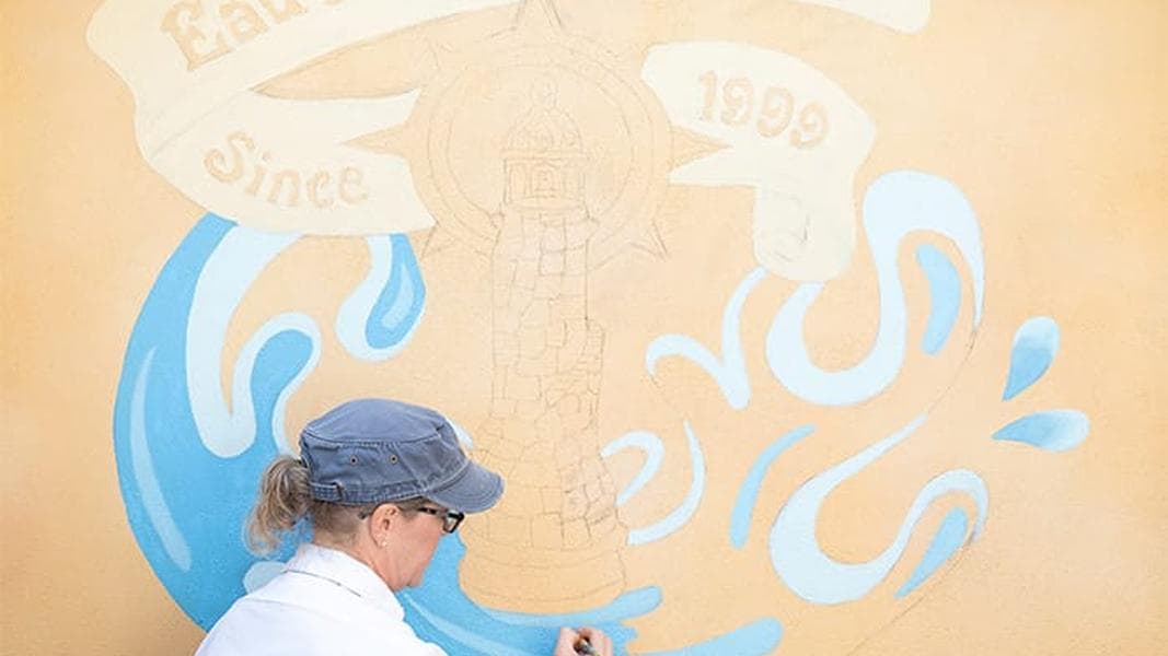 Go Behind-the-Scenes of New Universal Islands of Adventure Perfume Mural