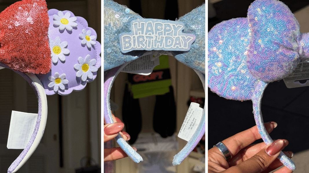 'Happy Birthday,' Daisy, and Iridescent Ear Headbands Now Available at Disneyland Resort