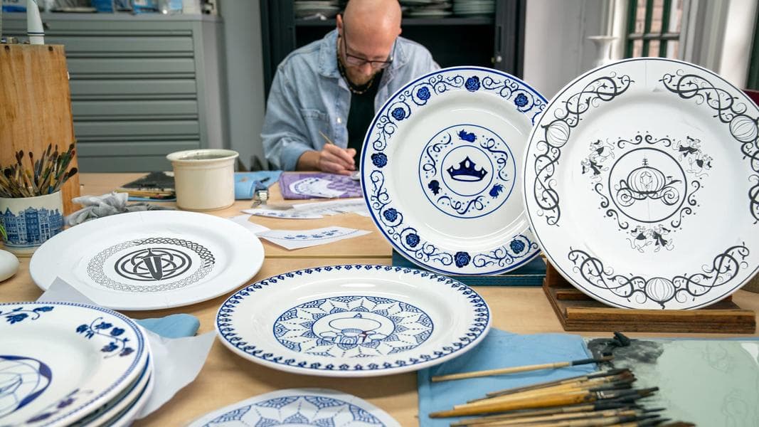 Custom Disney Princess Plates by Royal Delft Unveiled at The Regal View Restaurant