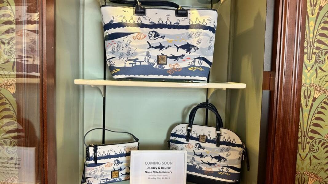 New ‘Finding Nemo’ 20th Anniversary Dooney & Bourke Collection Coming to Walt Disney World on Monday