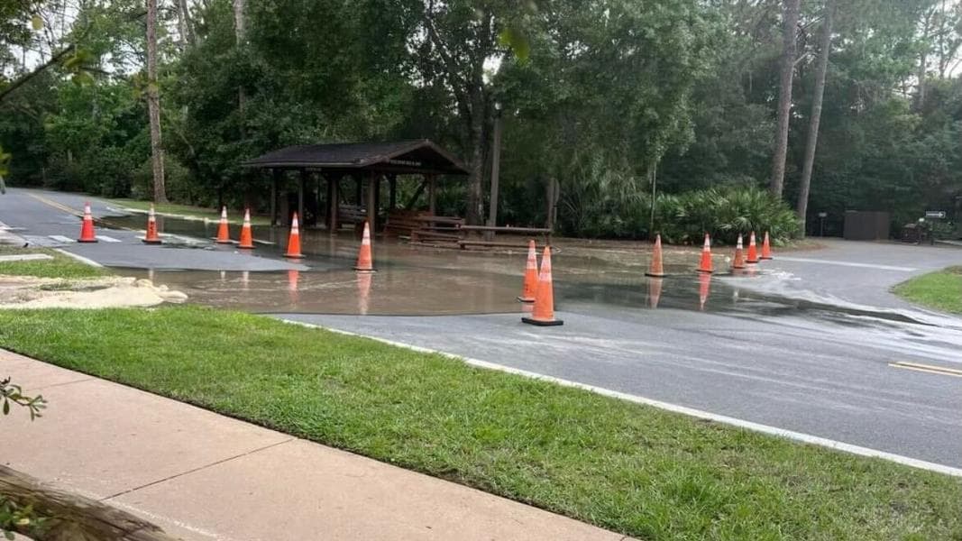 Sewage in the Street Leaves Loops Unusable at Fort Wilderness Resort