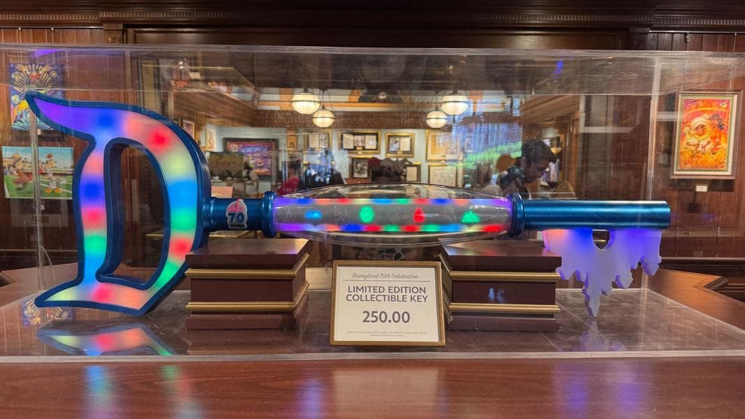 Giant $250 Version of Disneyland 70th Anniversary Key Now Available