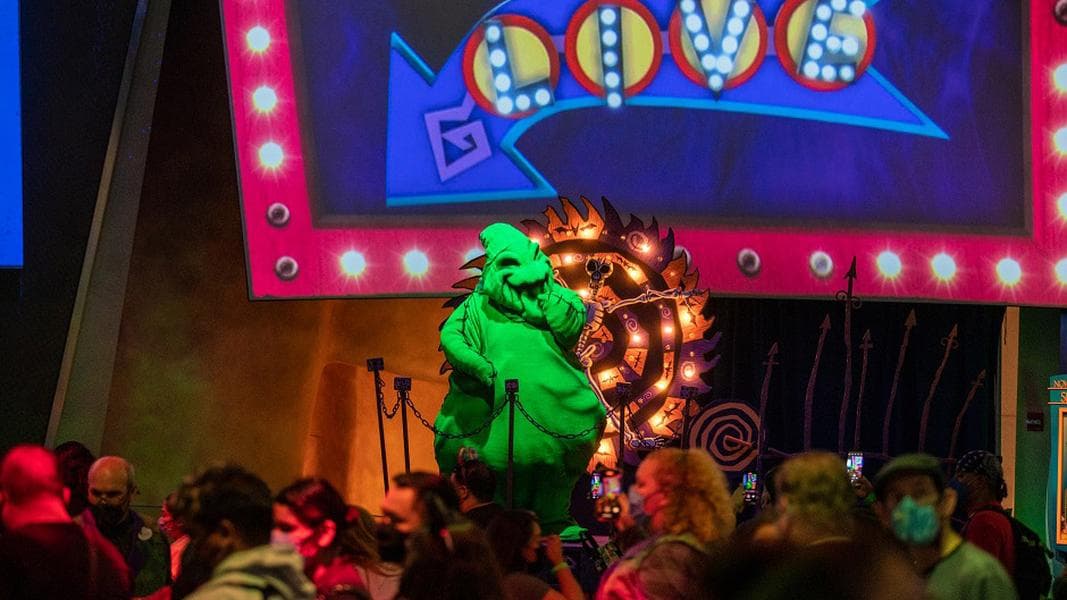 Oogie Boogie Bash, Haunted Mansion Holiday, Plaza de la Familia, return to Disneyland for Halloween Time