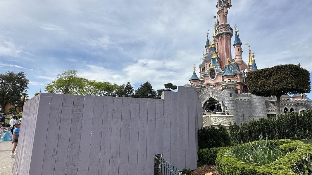 Renovation of Sleeping Beauty Castle bridge started