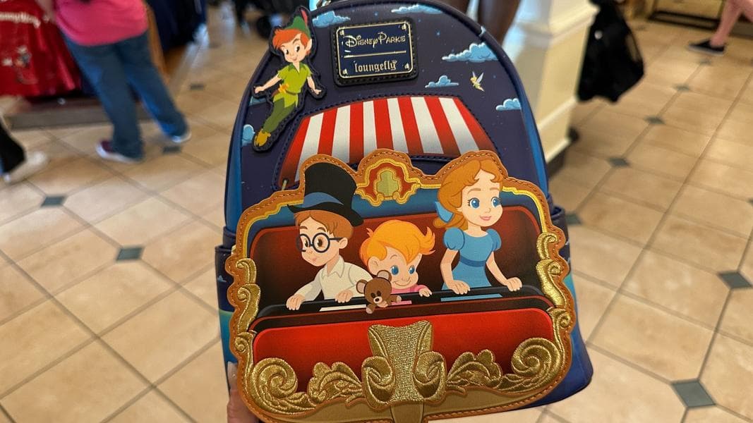 Peter Pan’s Flight Loungefly Backpack Lands in Magic Kingdom