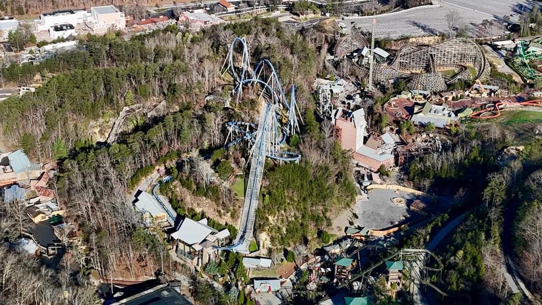 Aerial Dollywood Photos from Those Cabins