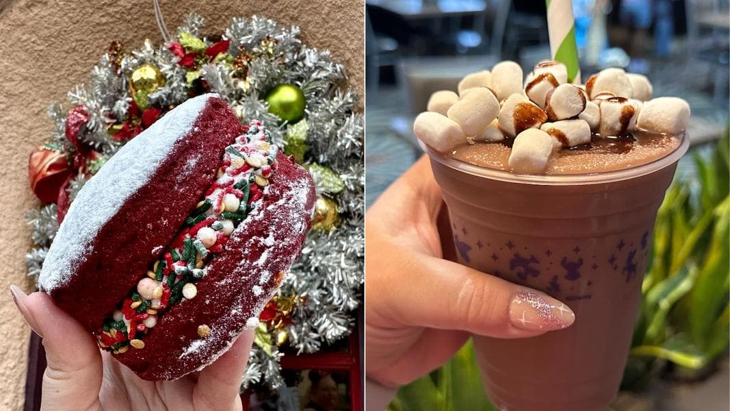 REVIEW: Peppermint Red Velvet Whoopie Pie Returns Alongside Frozen Salted Caramel Hot Cocoa for the 2023 Holidays at Disney’s Hollywood Studios