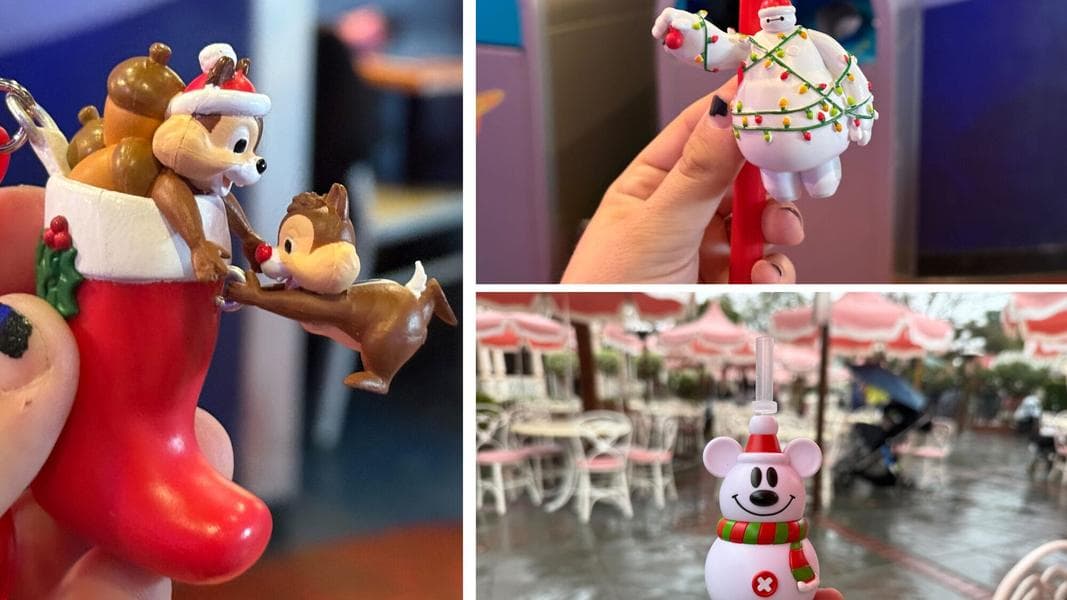 Holiday Baymax, Chip ‘n’ Dale, & Mickey Snowman Novelties at Disneyland Resort